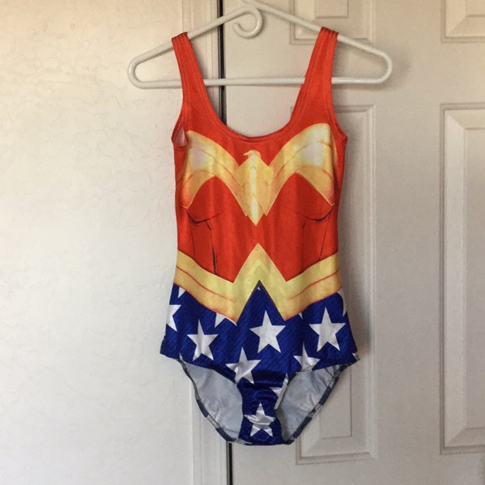 Wonder Woman Swimsuit OS S M L Like New